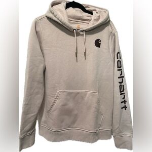 Carhartt Women’s Light Pink Hoodie with Logo XL 16/18